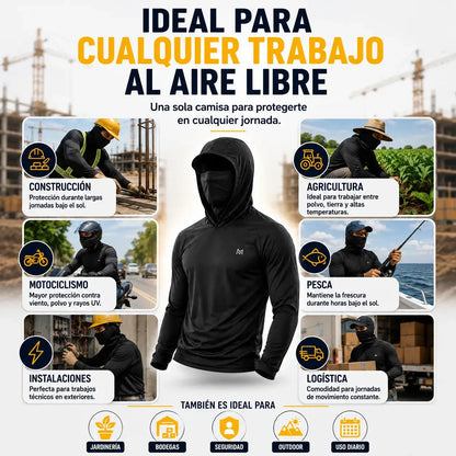 Buzo Blindaje UV · Capucha - Compra 2 y llévate 4 + Máscara ¡SOLO HOY!