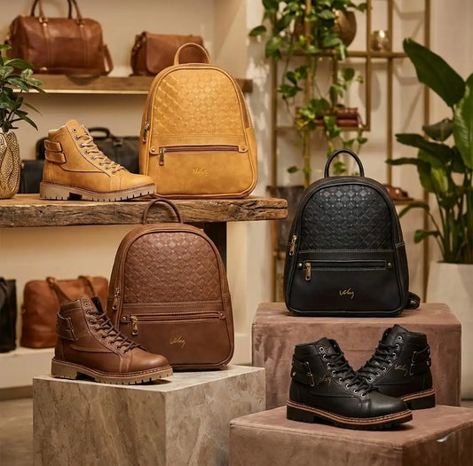 Botas + Bolso Combo estilo Vélez.