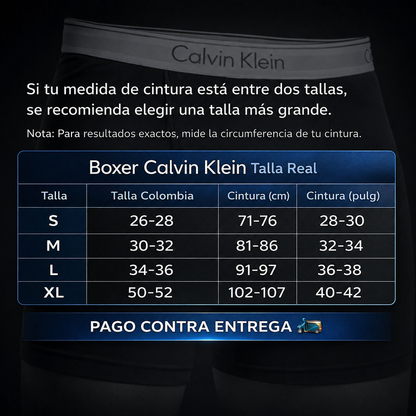 🔥 12 boxers CK por el precio de 3 en tienda. Compra 6, llevate 12 + 12 medias incluidas.