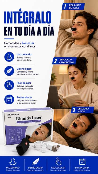 LumiNasal M-06 | Dispositivo Nasal de Luz Roja Recargable