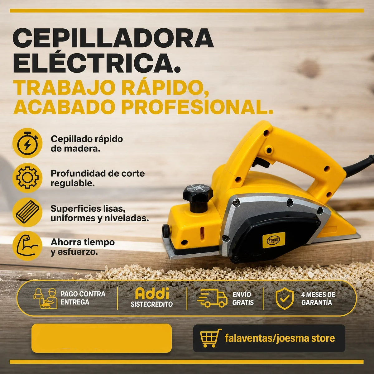 Cepilladora Electrica de Alta Presión