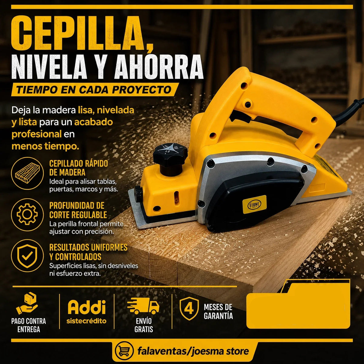 Cepilladora Electrica de Alta Presión