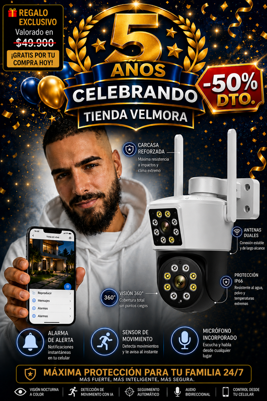 Militar Guard: Cámara de Seguridad - 2 en 1 + Regalo🎁