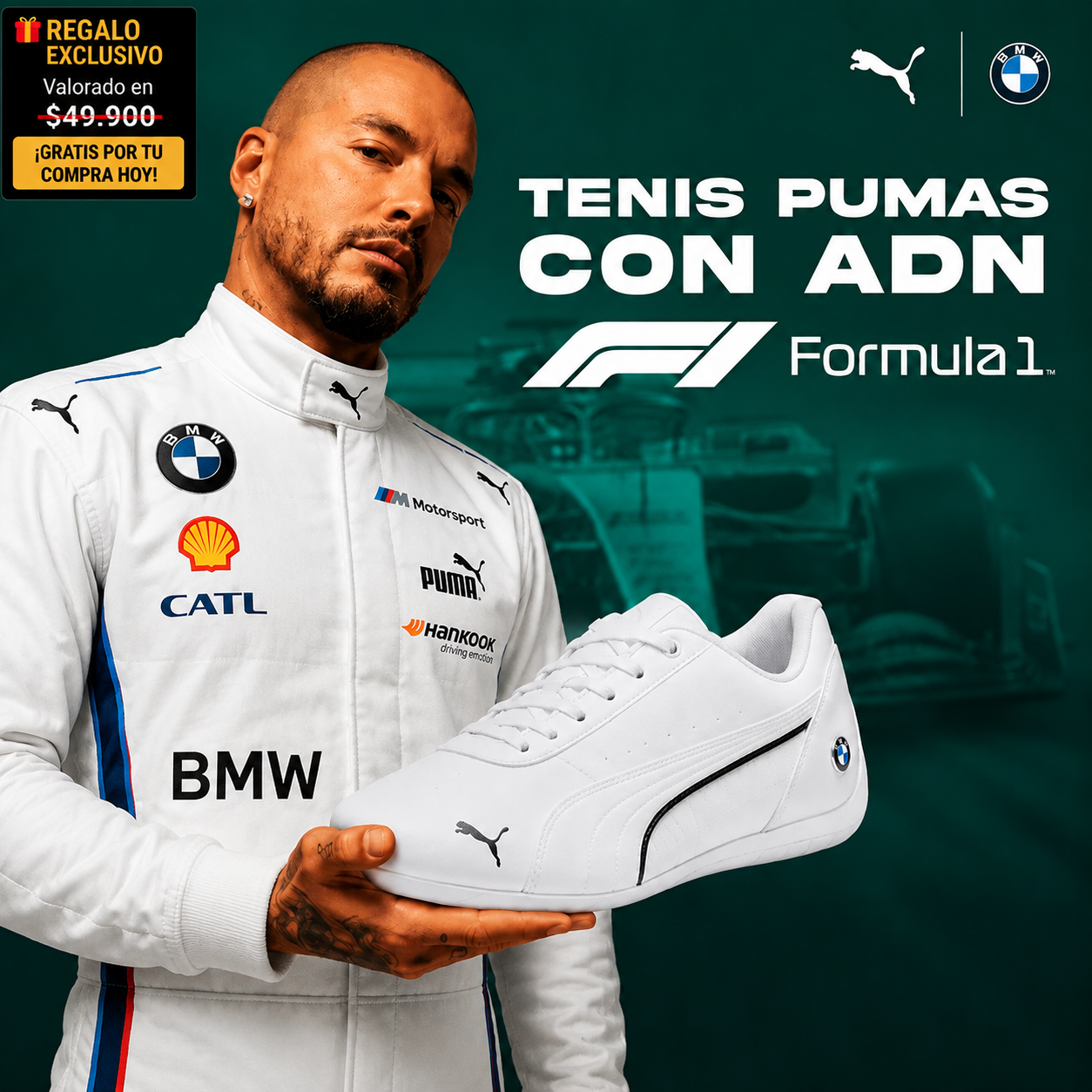 Tenis Pumma MAPF1 + Envio Gratis + Regalo - 50%