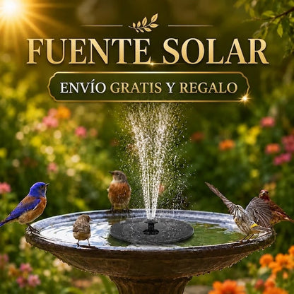 🔥EcoSplash™ Fuente Flotante con Energía Solar – ¡Mantén tu jardín vivo! 🐦️ + envio gratis + regalo