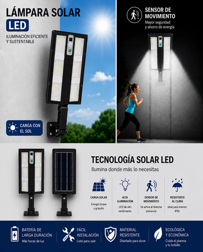 VOLTIX MAX — Convierte la Noche en Día, Factura en Cero + Envio Gratis 50cm y 6 Leds