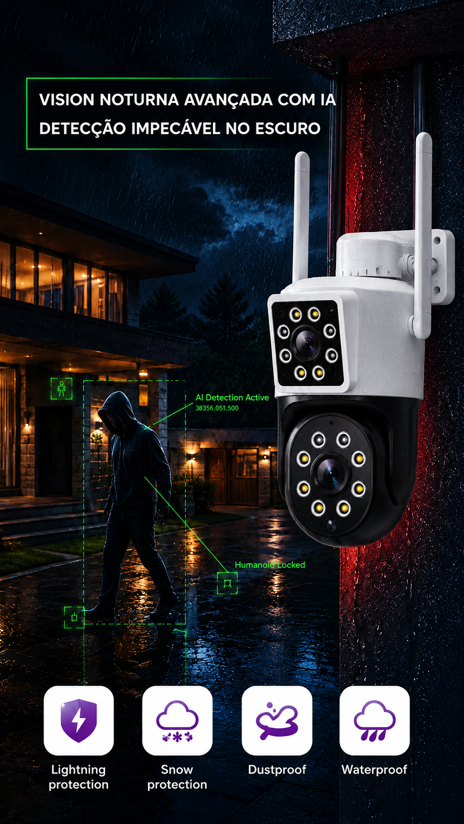 Cámara de Seguridad 360° + Regalo 🎁  + Envio Gratis — Protege tu Hogar Sin Gastar de Más