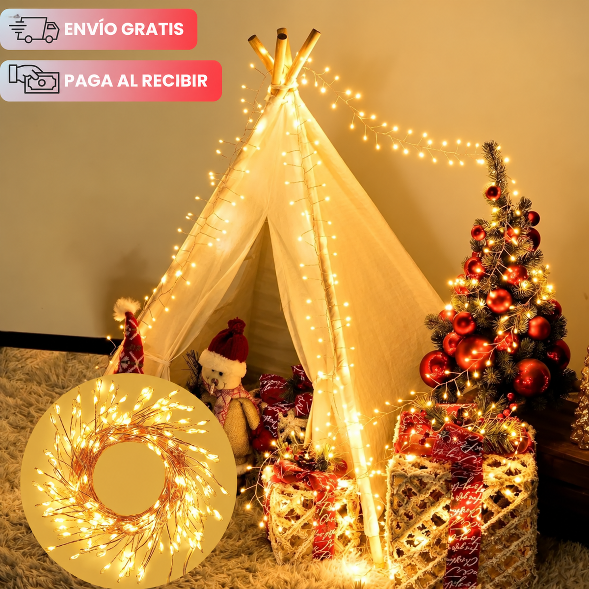 MagicSprout™ Guirnalda Brillante De Hadas 600 LEDs + ENVIO GRATIS + REGALO