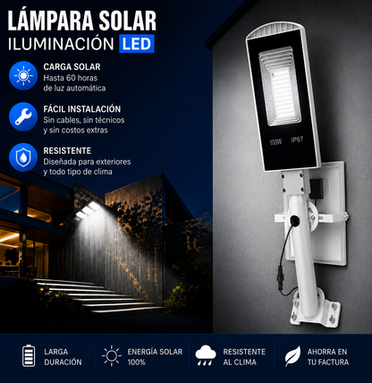 VOLTIX MAX — Convierte la Noche en Día, Factura en Cero + Envio Gratis 100W de Potencia Pura