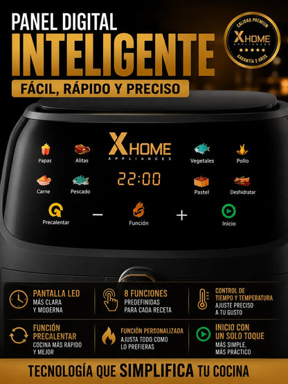 (LIQUIDACIÓN VELMORA) - Freidora De Aire Xhome 12 Lts + Regalo + Envio Gratis