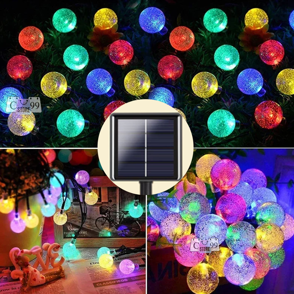 Guirnaldas Solares con 50 Leds (9 metros) + Envio Gratuito + Regalo