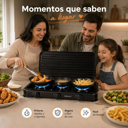 Estufa SOKANY de 3 Puestos + Envio Gratis + Regalo