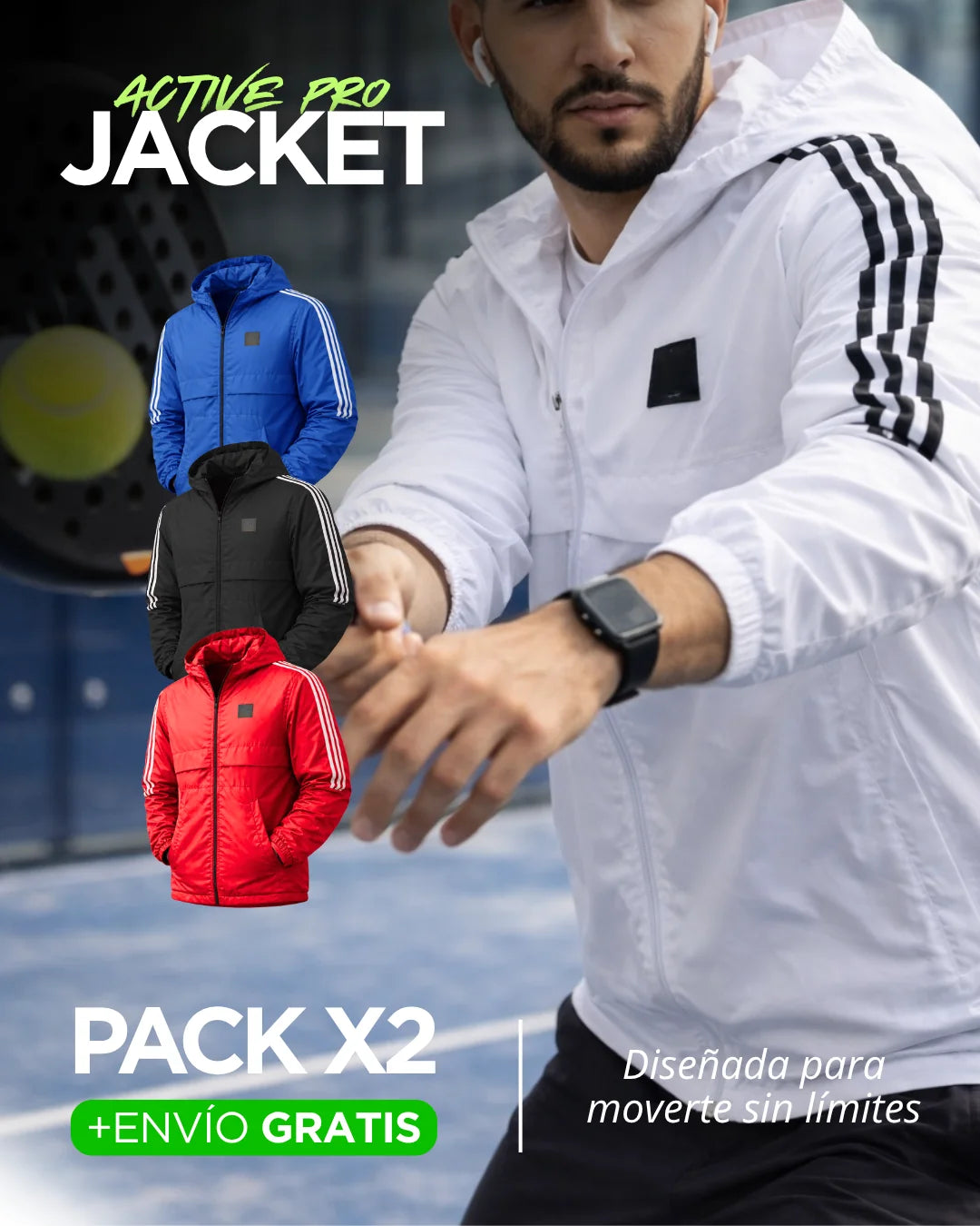 CHAQUETAS CORTAVIENTOS + Envio Gratis + Regalo