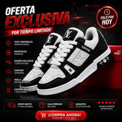 🔥  Calzado Louis Vuitton + Envío GRATIS + Regalo Exclusivo ¡50% OFF HOY! 🎁