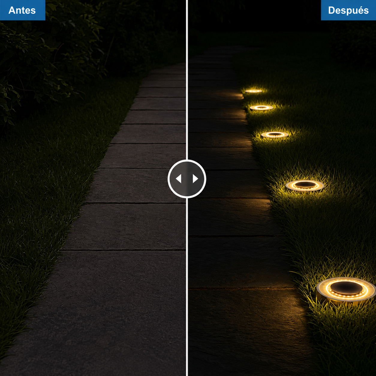GardenEnvy™ Pack x4 Luces Solares para Jardín + Regalo + Envio Gratis