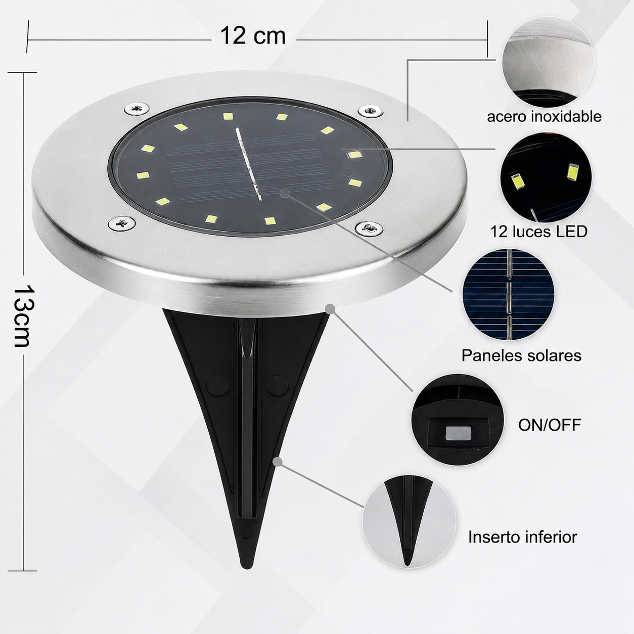 GardenEnvy™ Pack x4 Luces Solares para Jardín + Regalo + Envio Gratis