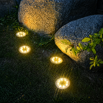 GardenEnvy™ Pack x4 Luces Solares para Jardín + Regalo + Envio Gratis