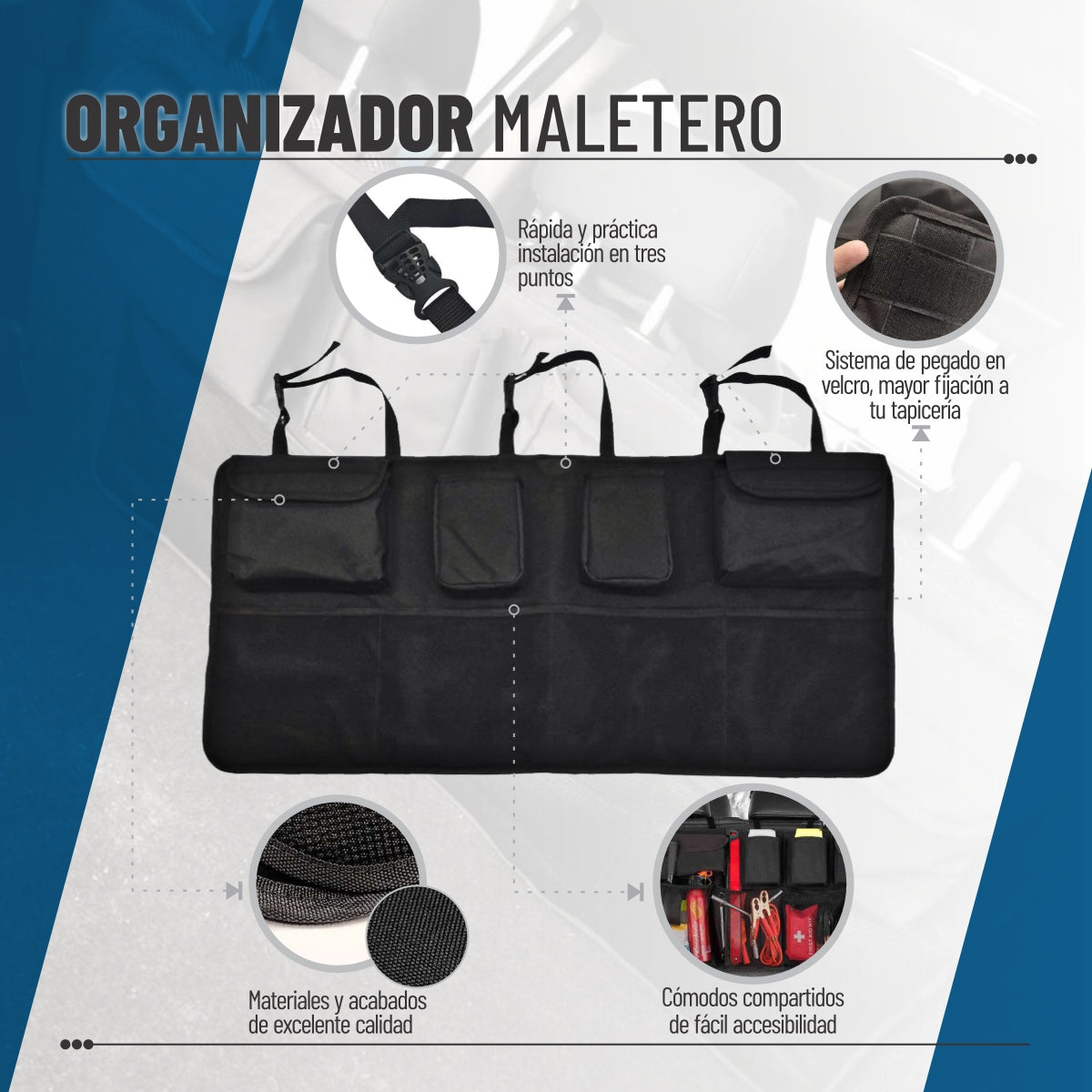 Organizador Maletero para vehículo