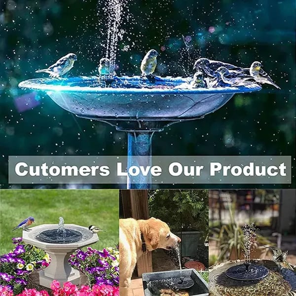 🔥EcoSplash™ Fuente Flotante con Energía Solar – ¡Mantén tu jardín vivo! 🐦️ + envio gratis + regalo