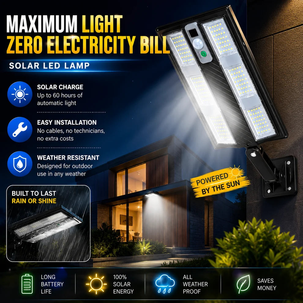 VOLTIX MAX — Convierte la Noche en Día, Factura en Cero + Envio Gratis 50cm y 6 Leds