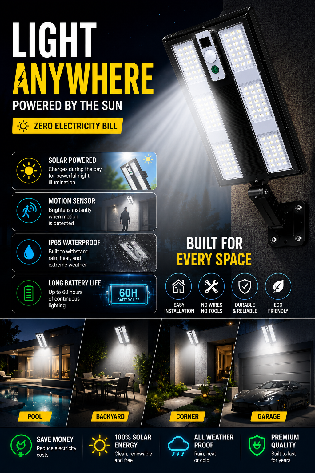 VOLTIX MAX — De la Oscuridad a la Luz del Día en Segundos | 50cm, 6 LEDs, Factura Cero | -50% + Envío Gratis